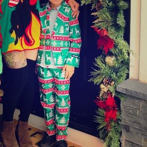Boys Christmas Suit size small